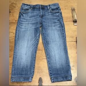 Woman’s KUT FROM THE KLOTH Lauren Eco Crop Straight Leg Jean Size 2